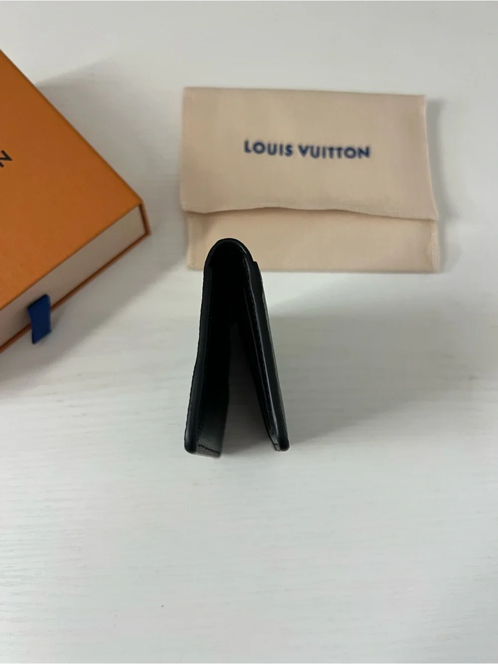 Louis Vuitton Exotic Lizard Green & Black leather Pocket Organizer Mens Wallet